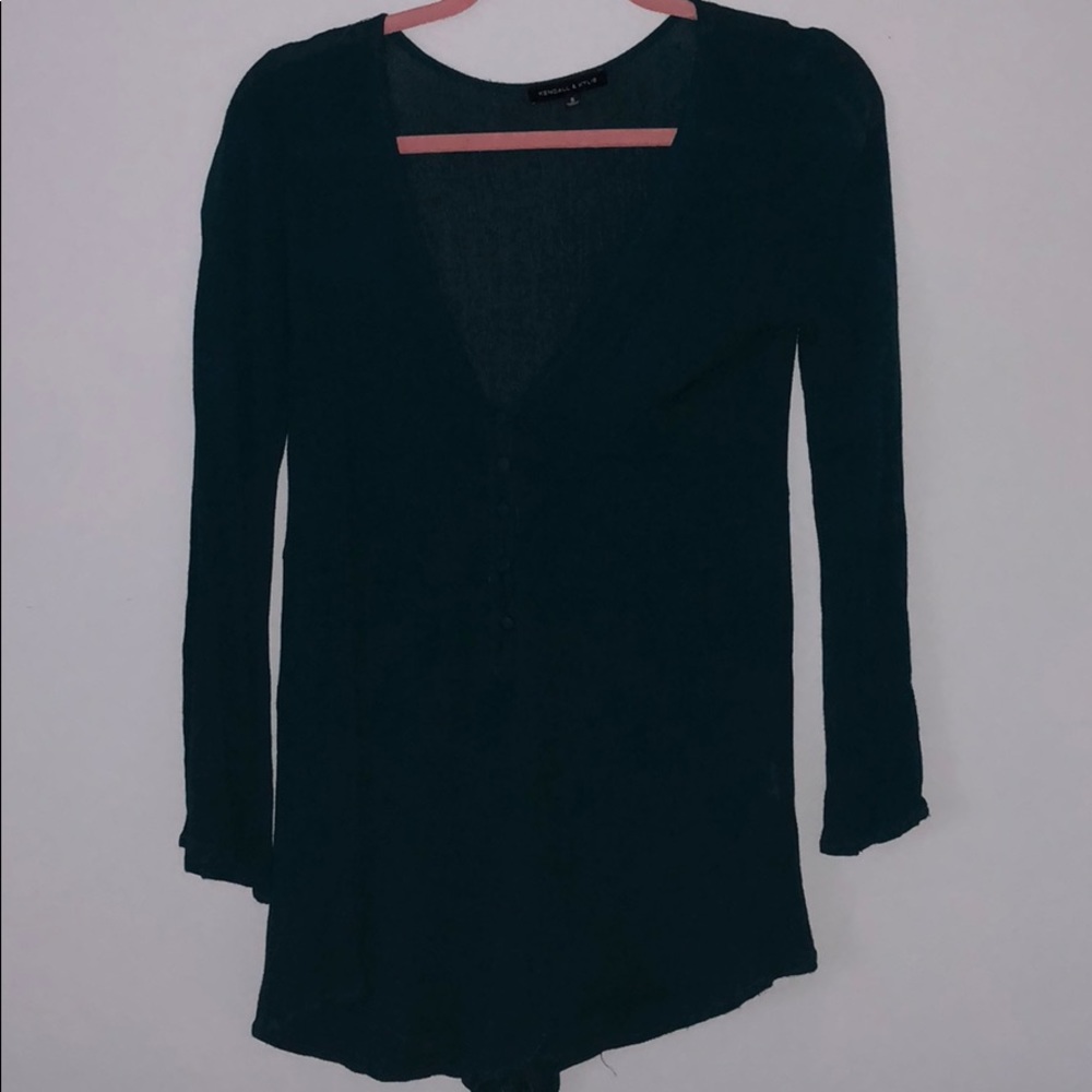 Kendal and Kyle green romper